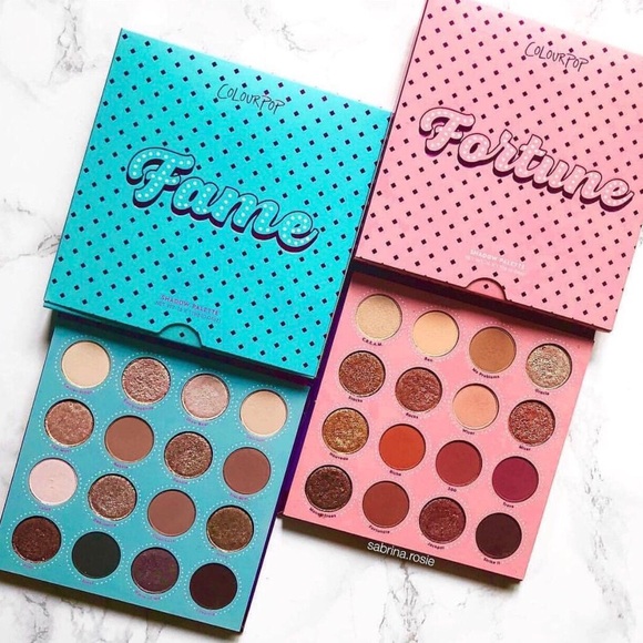 🆕🎠 SET OF 2: “Fame” and “Fortune” Eyeshadow Palettes - Colourpop - RARE - Picture 7 of 7
